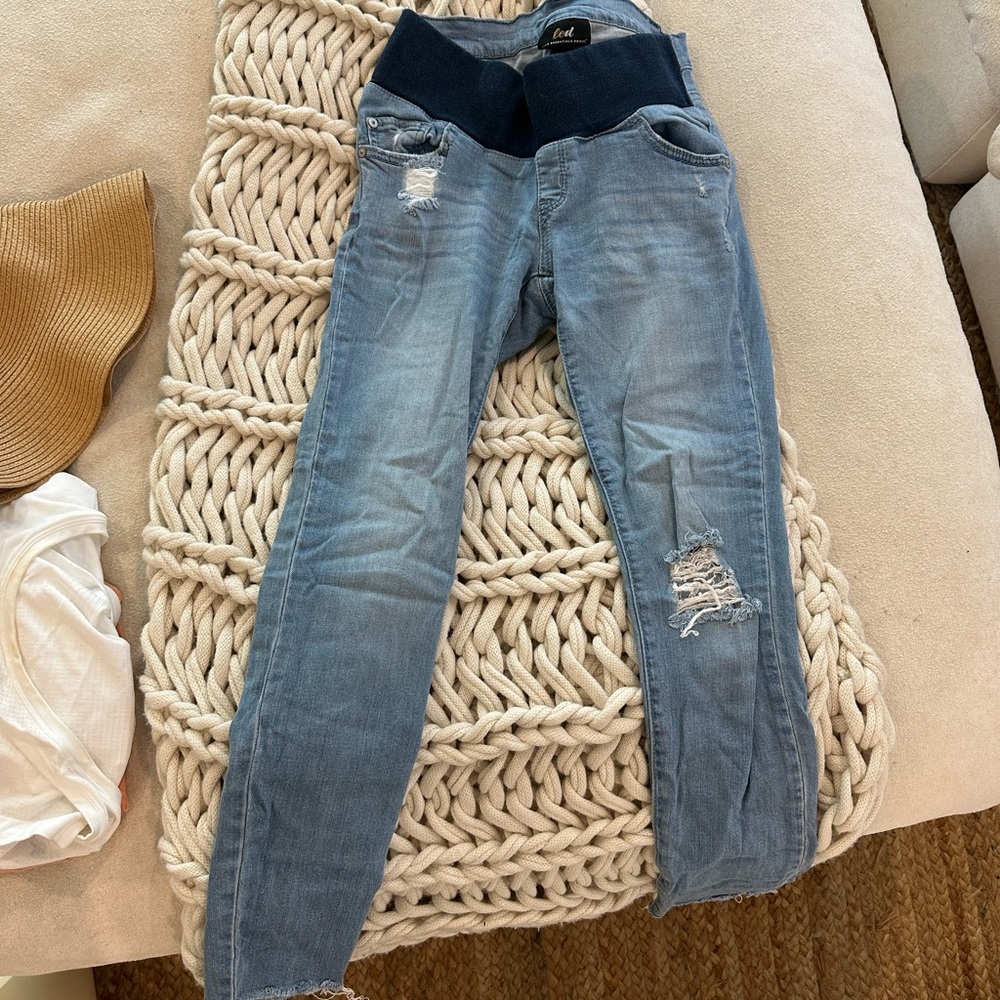 Led maternity jeans